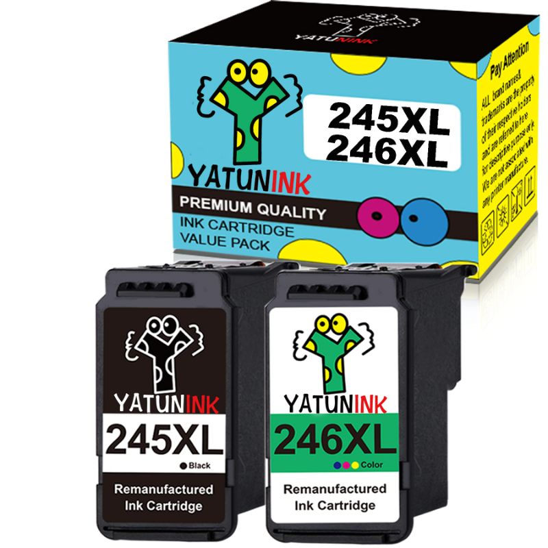 Photo 1 of YATUNINK REMANUFACTURED 2 BLACK  1 GREEN  245XL