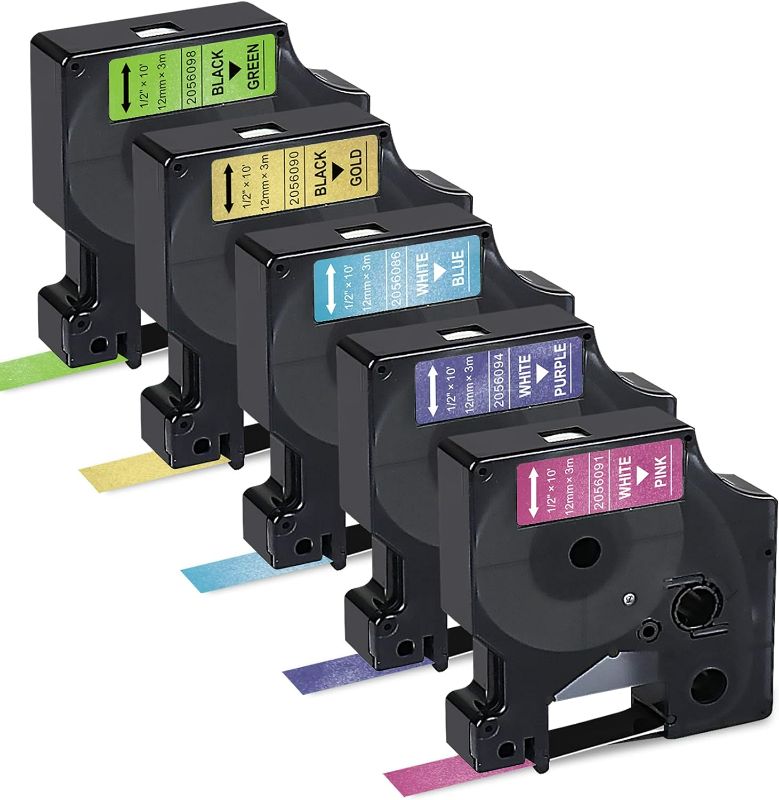 Photo 1 of Airmall Glitter Cartridge 5 pack, Purple/Pink/Blue/Green/Gold Glitter,5-Pack