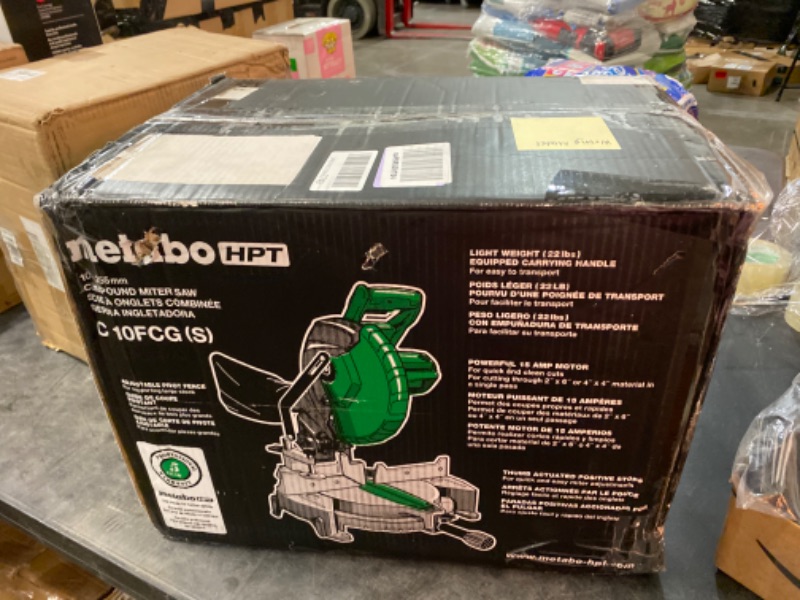 Photo 4 of Metabo HPT | Compound Miter Saw | C 10FCG 