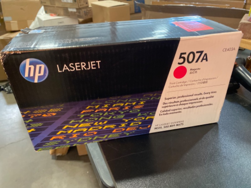 Photo 2 of HP 507A Magenta Toner 