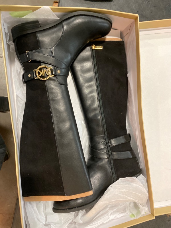 Photo 2 of MICHAEL Michael Kors Women's Rory Hardware Strap Riding Boots SIZE 8