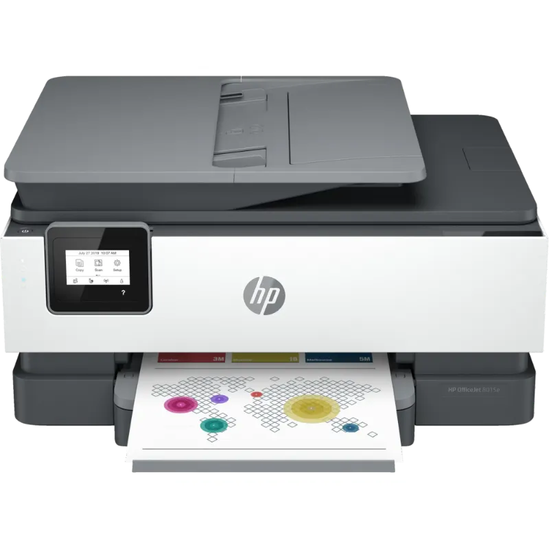 Photo 1 of HP OfficeJet 8015e All-in-One Printer w/ bonus 6 months Instant Ink through HP+
