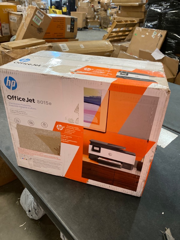 Photo 3 of HP OfficeJet 8015e All-in-One Printer w/ bonus 6 months Instant Ink through HP+
