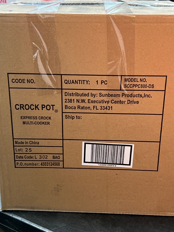 Photo 1 of Crock-Pot 8-Quart Multi-Use XL Express Crock Programmable Slow Cooker and Pressure Cooker with Manual Pressure, Boil & Simmer, Stainless Steel
