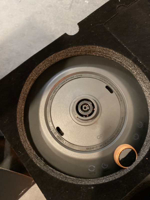 Photo 3 of Cocinare Electric Gooseneck Kettle with Temperature Control, Pour Over Coffee & Tea, 1200W 180-sec Quick Boil Time, 600g Ultra Light, 0.9L, Black Matte Black