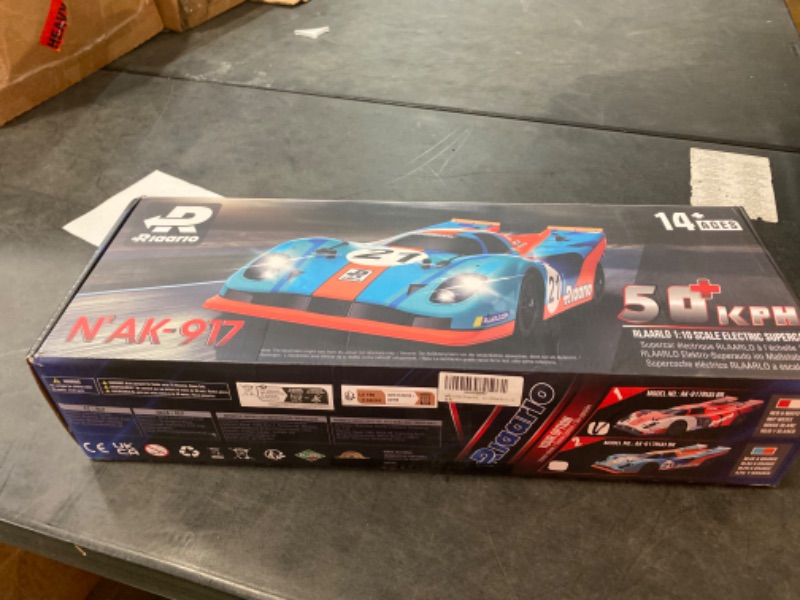 Photo 1 of AMORIL 1/10 AK-917 Fast RC Cars for Adults, Top Speed 60 KM/H On-Road RTR Supercar with 80A Brushed ESC,550 13T Motor and 1 * 3300 mah Battery, Red
