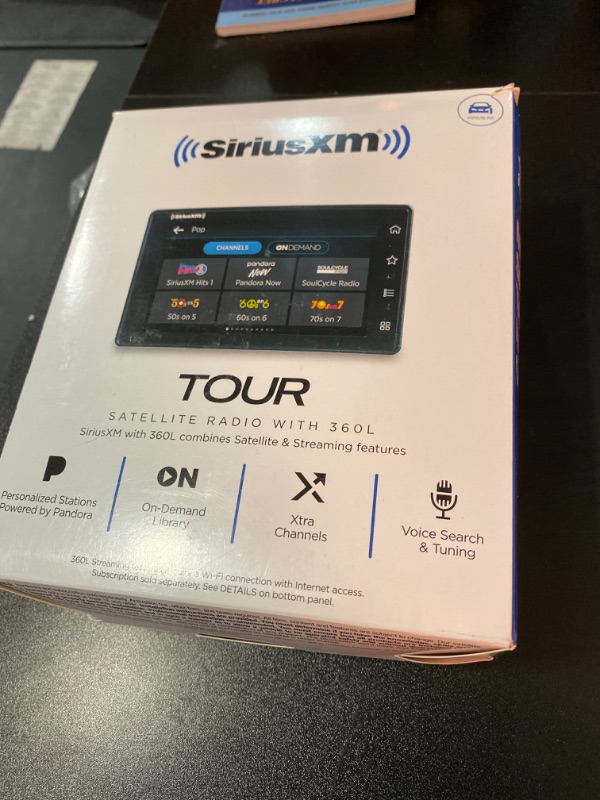 Photo 4 of SIRIUSXM SXWB1V1 SiriusXM Tour Dock & Play Radio with 360L, PowerConnect Vehicle Dock, and Bluetooth