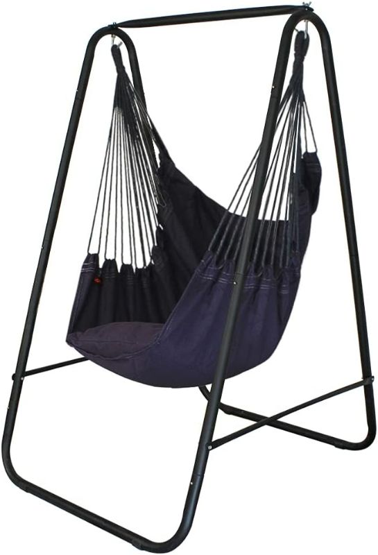 Photo 1 of Hammock Chair Stand with Hanging Swing Chair (PHOTO AS REFERENCE)