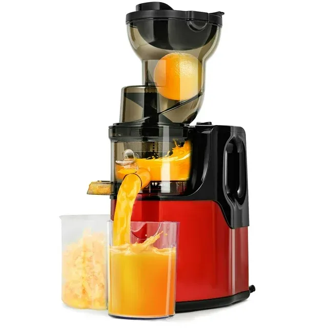 Photo 1 of OverTwice Slow Masticating Juicer Cold Press Juice Extractor Apple Orange Citrus Juicer Machine with Wide Chute Quiet Motor for Fruit Vegetables
