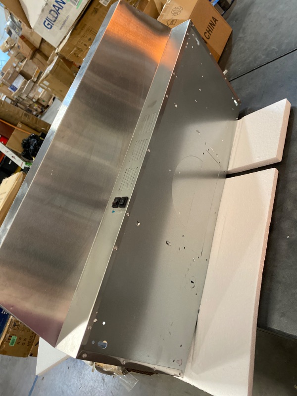 Photo 2 of FIREGAS 30 inch Range Hood Ducted/Ductless Convertible Stainless Steel Range Hood with Rocker Button Control,2 Speed Exhaust Fan,300 CFM,Aluminum Filter Included