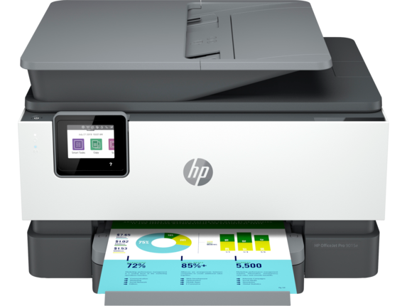 Photo 1 of HP OfficeJet Pro 9015e Wireless Color All-in-One Printer with bonus 6 months Instant ink with HP+ (1G5L3A),Gray