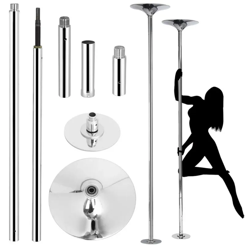 Photo 1 of Portable Dance Pole Static Spinning Exercise Fitness Adjustable 