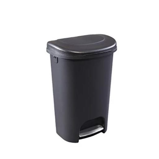 Photo 1 of Rubbermaid NEW 2019 VERSION Step-on Lid Trash Can for Home Kitchen and Bathroom Garbage 13 Gallon Black
