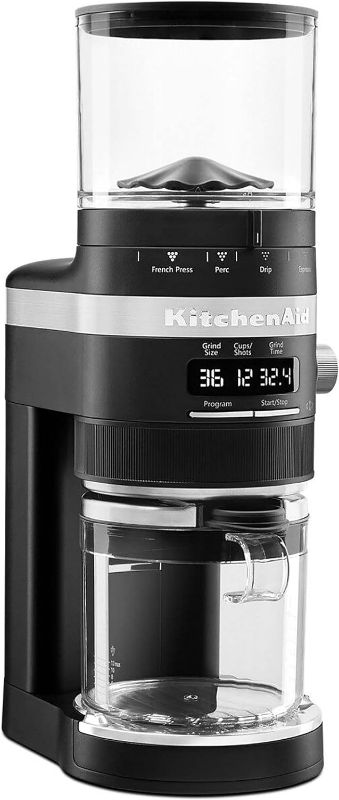 Photo 1 of KitchenAid Burr Coffee Grinder - KCG8433 - Black Matte, 10 Oz
