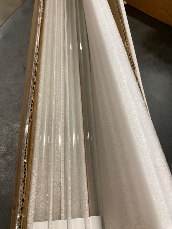 Photo 2 of Sunco Lighting 4FT T8 LED Tube, 18W (40W) Fluorescent, Clear Cover, 5000K Daylight, Single Ended Power (SEP), Ballast Bypass, Commercial Grade - 10 Pack