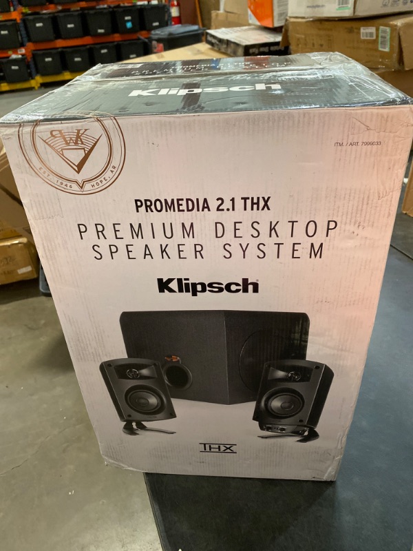 Photo 4 of Klipsch ProMedia 2.1 THX Certified Computer Speaker System (Black) 3-piece