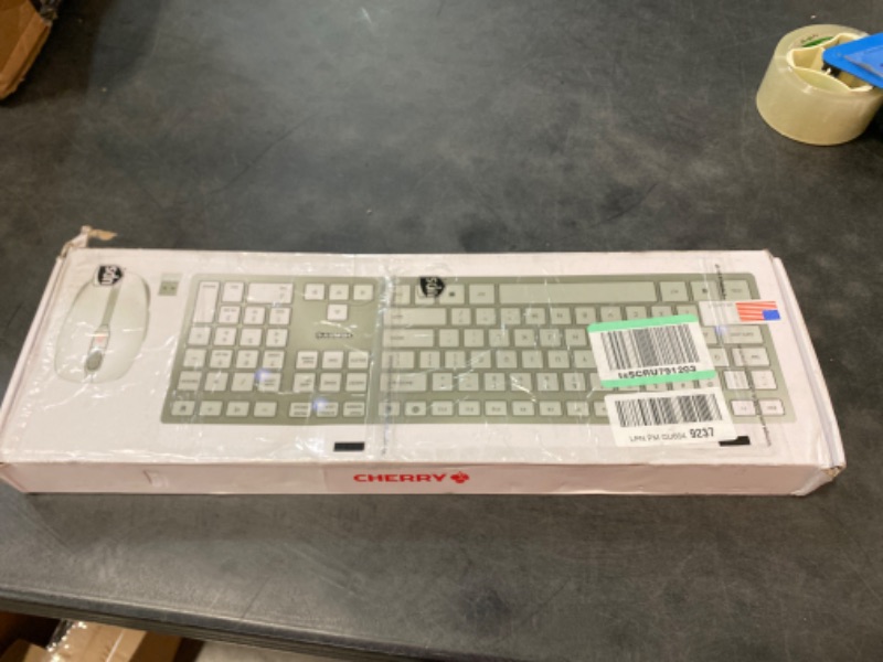 Photo 3 of Cherry KC 6000 Slim Keyboard - USB Interface - English (US) -  Keyswitch (White)
