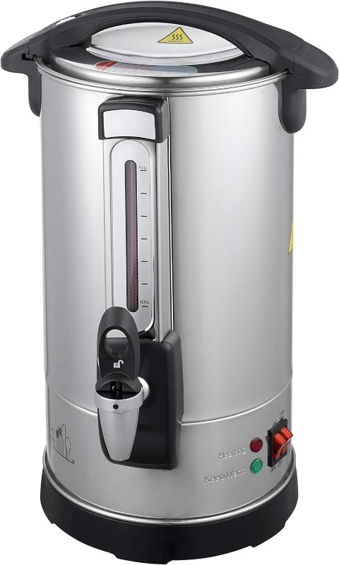 Photo 1 of Classic Kitchen 40 Cup Capacity Hot Water Boiler Urn with new Twisloc˜ Safety Locking Tap, Metal Spout, Stainless Steel Double Wall and a Unique Circuit Board controlled Heating System allowing for
