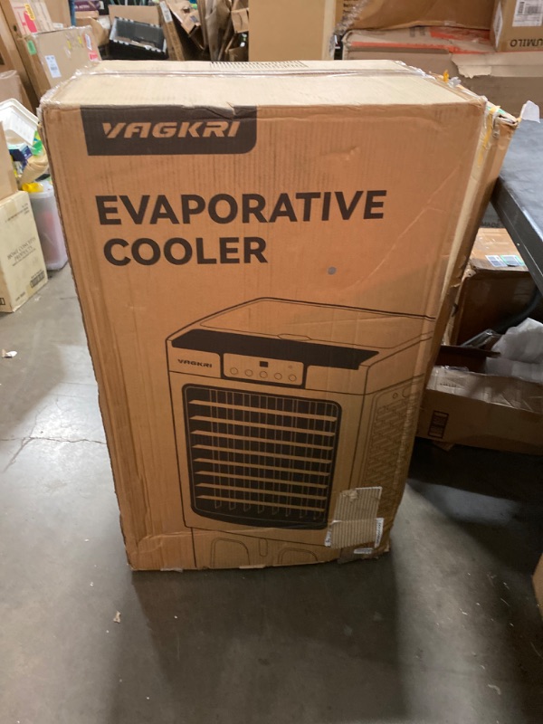 Photo 3 of Evaporative Cooler, VAGKRI 2100CFM Air Cooler, 120°Oscillation Swamp Cooler with Remote Control, 24H Timer, 3 Wind Speeds for Outdoor Indoor Use,7.9Gallon