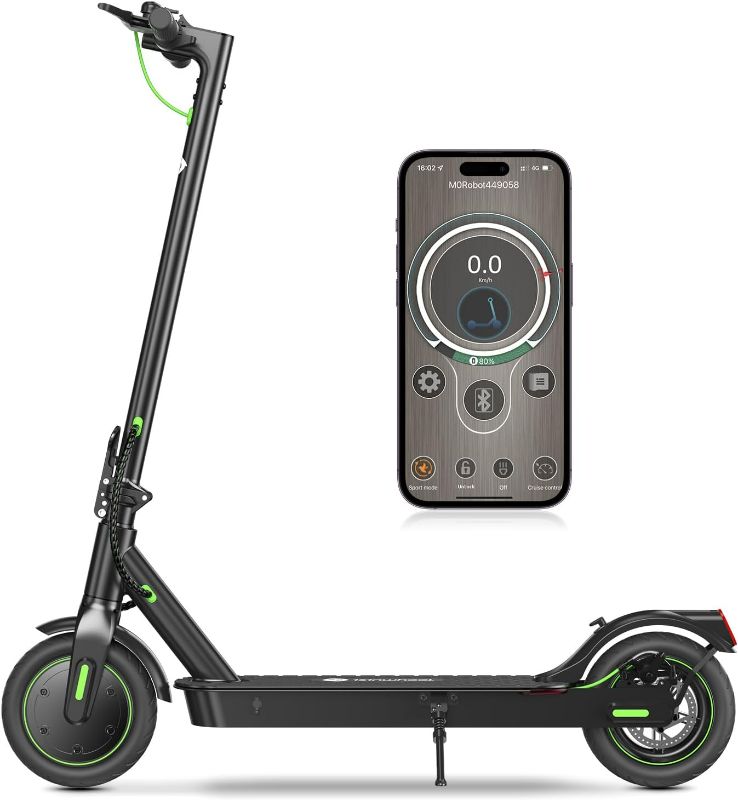 Photo 1 of isinwheel Electric Scooter 18-31 Miles Range,15/18/21MPH Top Speed, 350/500/750W Motor Cruise Control Electric Scooter Adults for Commute Dual Braking System E Scooter for Adult/Youth
