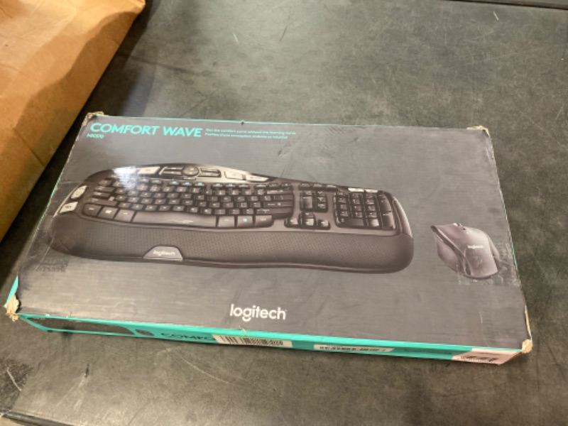 Photo 3 of Logitech MK570 Wireless Wave Keyboard and Mouse Combo, Black