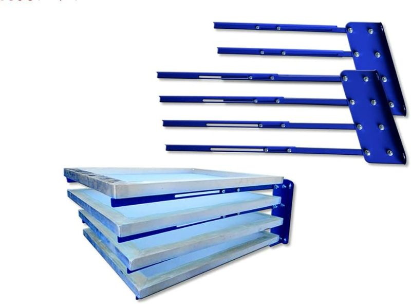 Photo 1 of INTBUYING Screen Printing Frame Rack Shelf Storage Holder Screen Printing Squeegee Rack Screen Drying (4 Layer)
