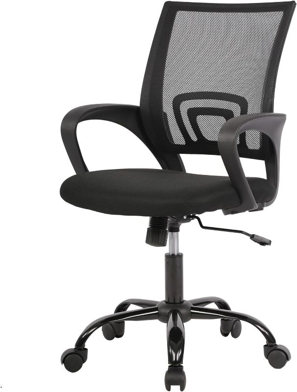 Photo 1 of PayLessHere Home Office Chair Desk Computer Chair Adjustable Ergonomic Chair Lumbar Support Armrest Executive with High Density Mesh 360 Degree Swivel Chair for Men Women Adults Chair (Black)
