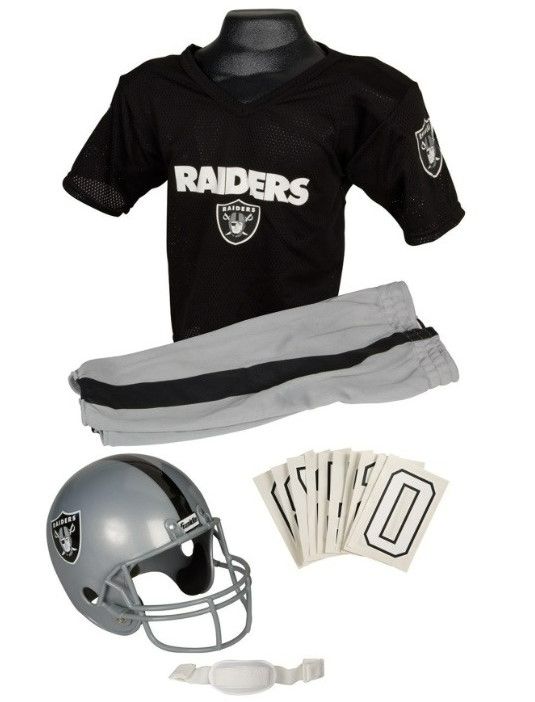 Photo 1 of Franklin Kids NFL Raiders Uniform Costume (S)

