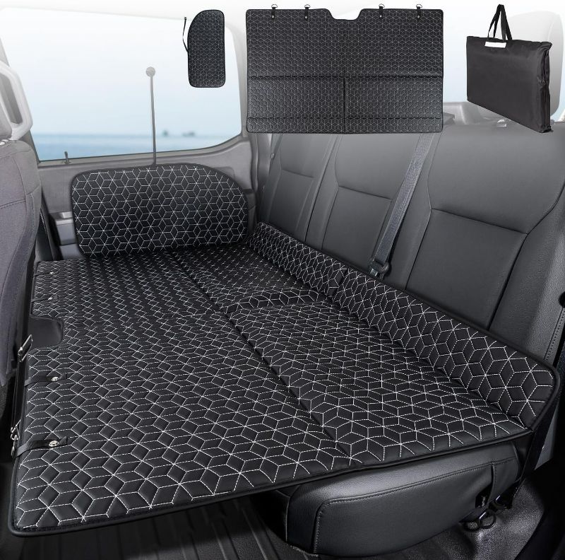 Photo 1 of OHMU Non Inflatable Truck Bed Air Mattress for Large Truck,Car Travel Camping Back Seat Extender for F150/RAM 1500/Toyota/Silverado/GMC/Tundra
