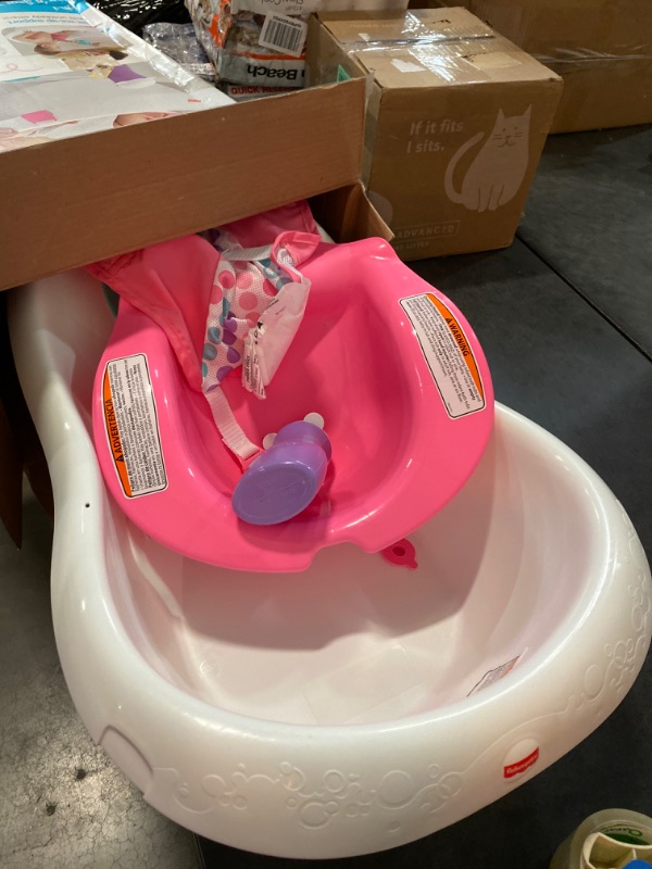 Photo 2 of Fisher-Price 4-in-1 Sling 'n Seat Tub 1 Count (Pack of 1) Pink