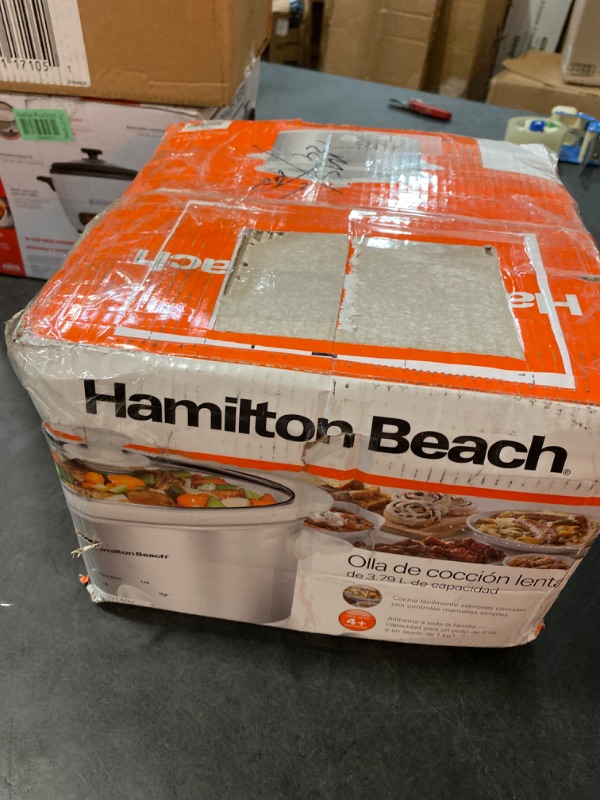 Photo 4 of Hamilton Beach 4 Qt. Oval Slow Cooker, Stainless

