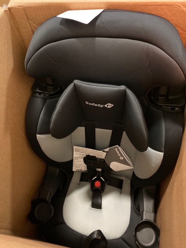 Photo 2 of Safety 1st Grand 2-in-1 Booster Car Seat, Forward-Facing with Harness, 30-65 pounds and Belt-Positioning Booster, 40-120 pounds, Black Sparrow