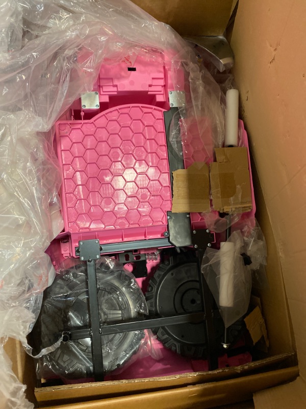 Photo 2 of 12V Kids Ride On Truck Car w/Parent Remote Control, Spring Suspension, Pink