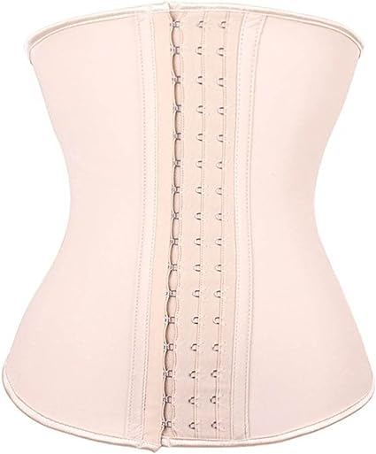 Photo 1 of YIANNA Waist Trainer for Women Latex Underbust Waist Cincher Corset Sport Girdle Hourglass Body Shaper (S)