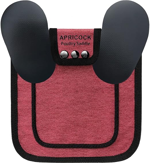 Photo 1 of  Chicken Saddle, with Adjustable Straps for Medium and Large Hens, Chicken Apron, Pet Supplies, Shoulder Cover (Burgundy)