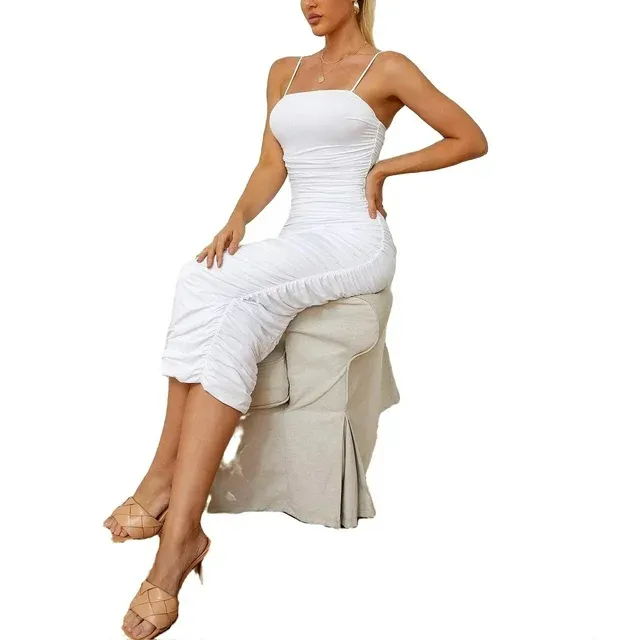 Photo 1 of Party Spaghetti Strap Cami Dress White Women's Dresses (Women's) M
