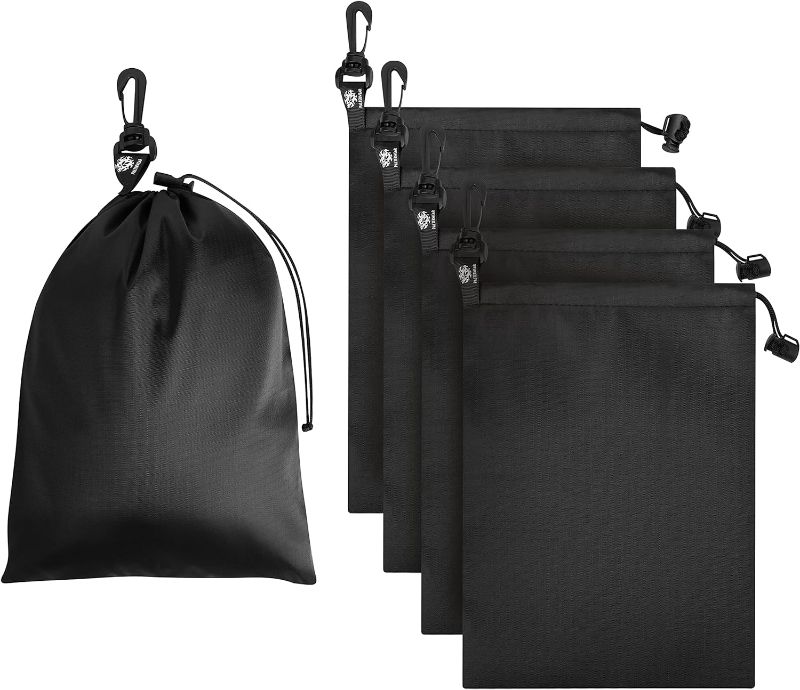 Photo 1 of Bag - Cinch and Ditty Pouch with Clip for Travel, Wardrobe, Outdoors - Set of 5
