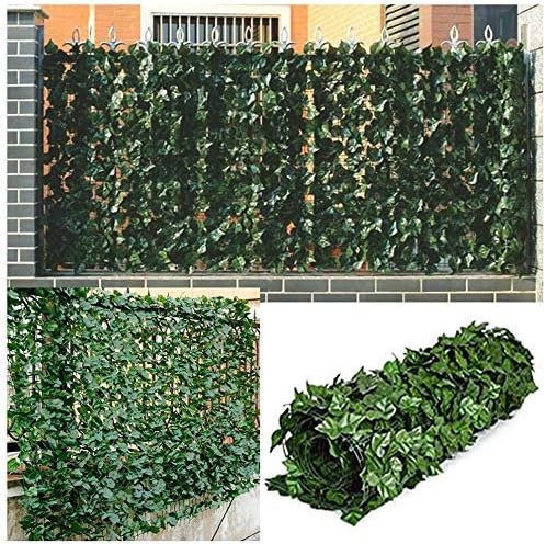 Photo 1 of Artificial Plant Fence Garden Privacy Screen Dense Leaves Fading Balcony Backyard Decorate The Terrace
