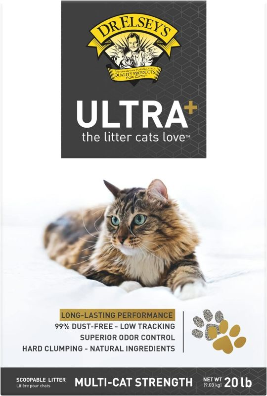 Photo 1 of Dr. Elsey's Ultra+ Clumping Clay Cat Litter 20-lb. Box
