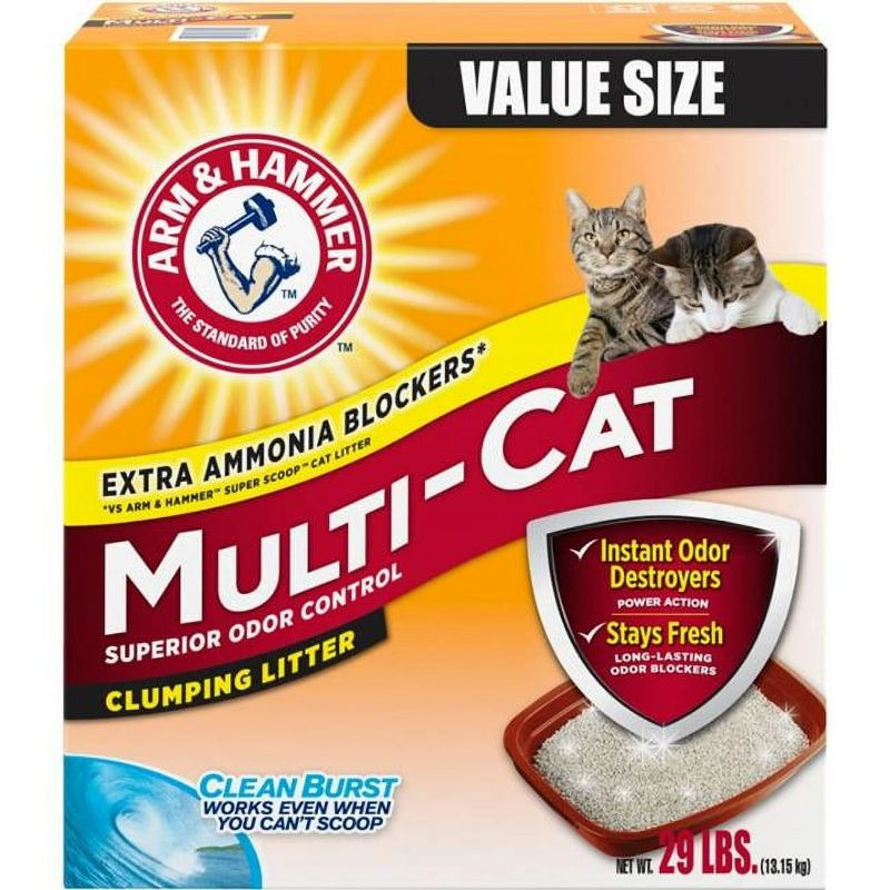 Photo 1 of Arm & Hammer 29 lbs Multi-Cat Clumping Litter
