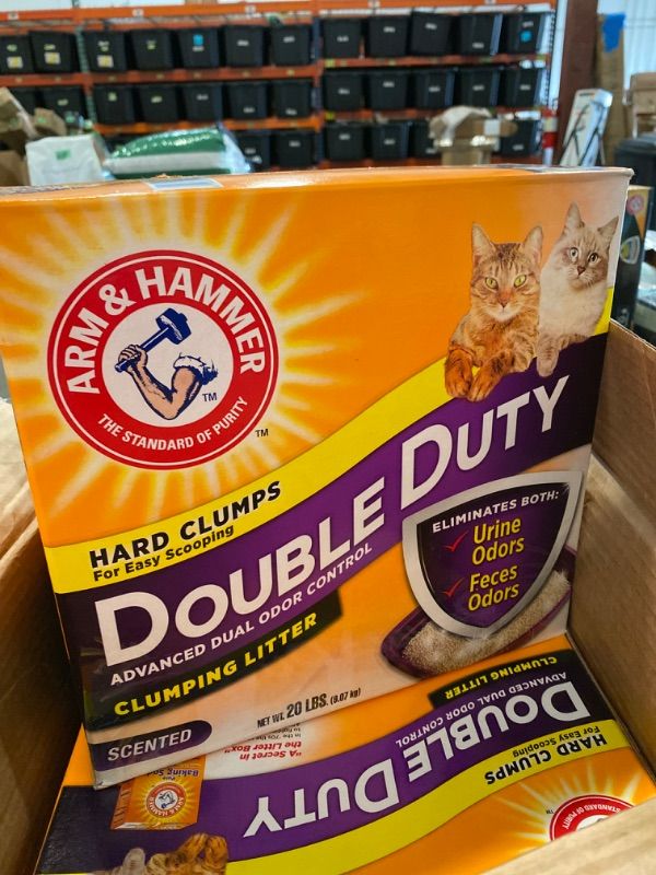 Photo 2 of Arm & Hammer Double Duty Clumping Litter 20lb Box
