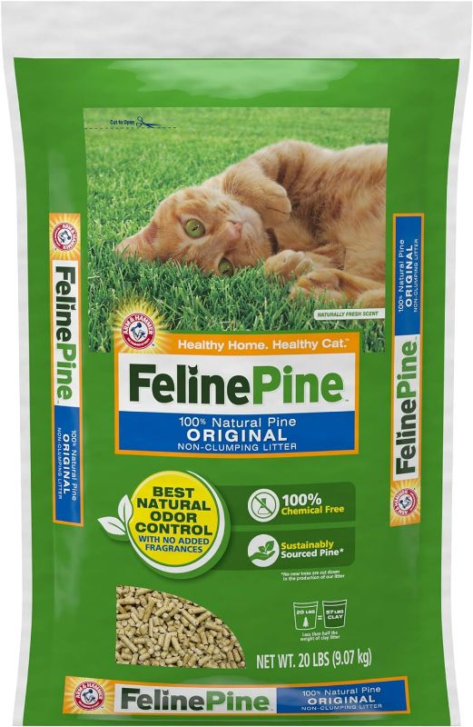 Photo 1 of Feline Pine Original 100% Natural Cat Litter, 20Lb
