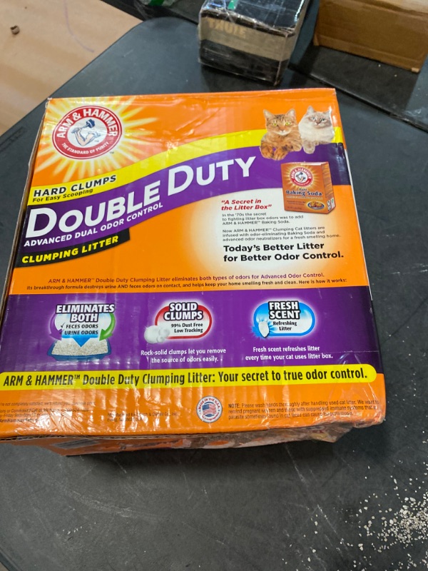 Photo 4 of Arm & Hammer Double Duty Cat Litter (roughly 7-10 lbs) 
