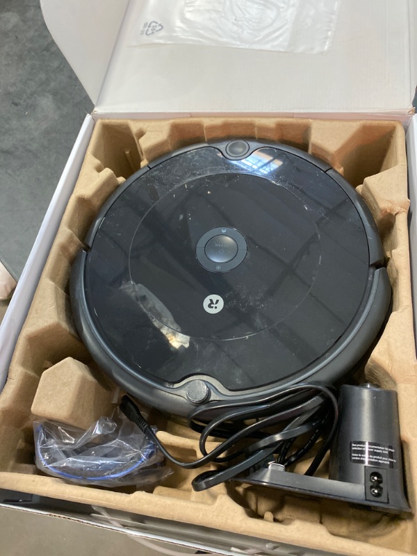 Photo 2 of iRobot Roomba 694 Robot Vacuum-Wi-Fi Connectivity, Personalized Cleaning Recommendations, Works with Alexa, Good for Pet Hair, Carpets, Hard Floors, Self-Charging, Roomba 694
