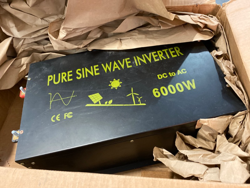 Photo 2 of WZRELB 6000W Power Inverter Pure Sine Wave RV Solar Inverter
