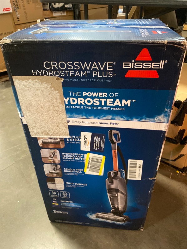 Photo 3 of Crosswave Hydrosteam Corded Wet Dry Vac (DOES NOT INCLUDE SOLUTION)