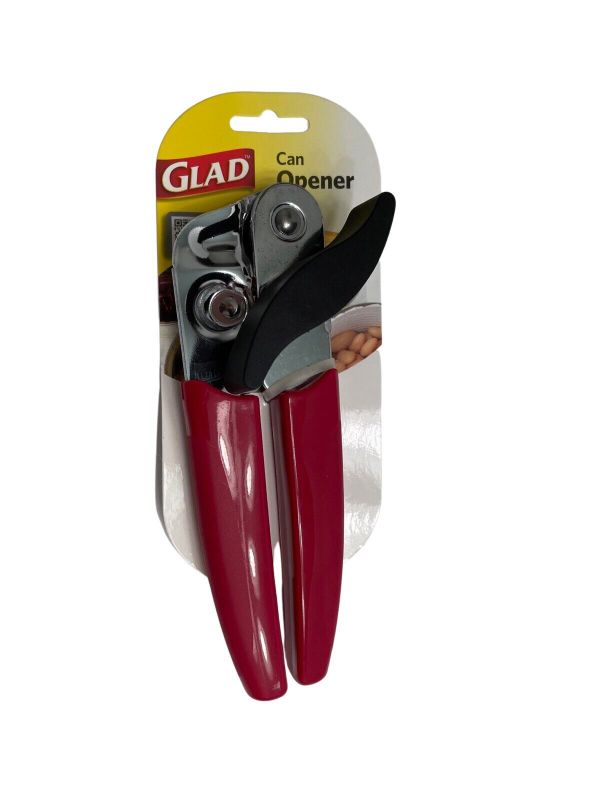 Photo 1 of Glad Manual Can Opener with Bottle Opener for Camping, Dorm or Kitchen - NEW