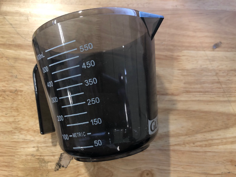 Photo 1 of Glad 2.5 Cup Measuring cup 600mL GLD-71143 Clear Black/gray Pack of 3