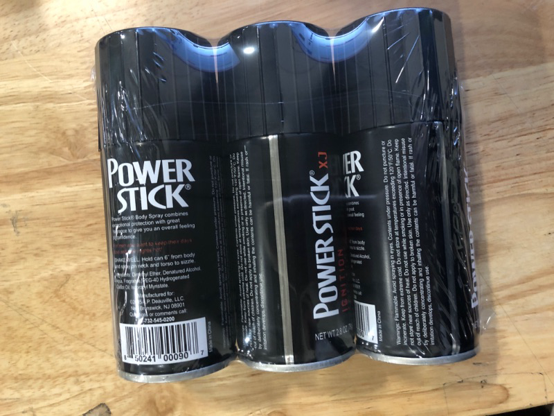 Photo 1 of Power Stick Ignition Body Spray 2.8 oz. (Pack Of 3)