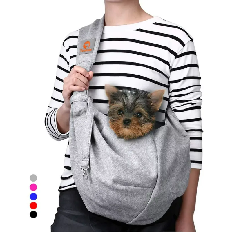 Photo 1 of TOMKAS Small Dog/Cat Carrier Sling Hands Free Pet Puppy Outdoor Travel Bag Tote